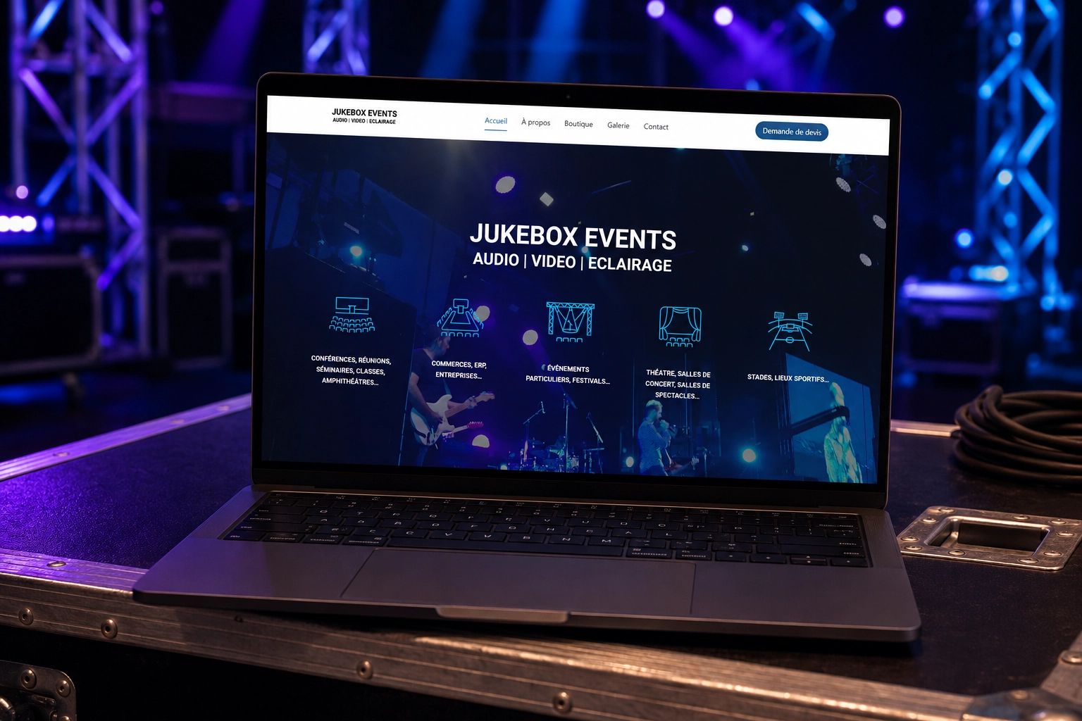Site internet Juke Box